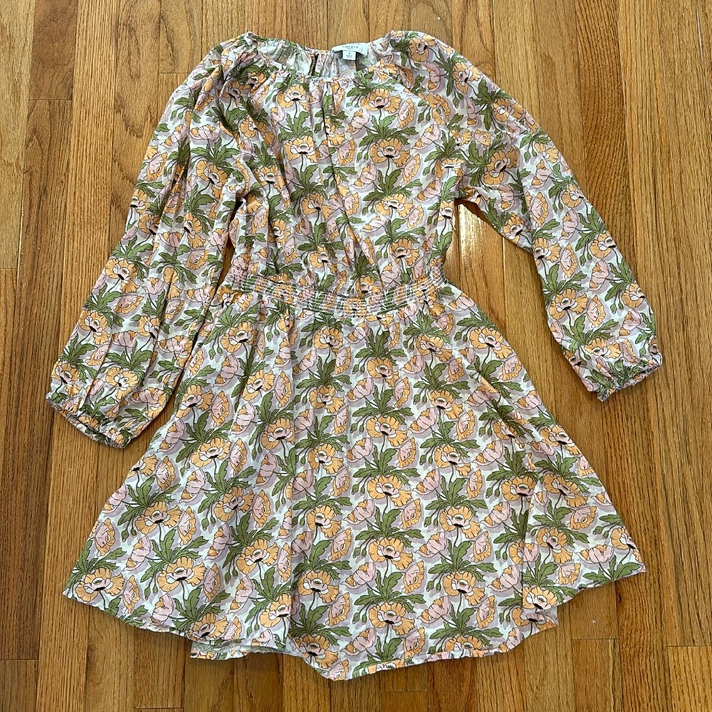Smocked-waist mini dress in Liberty® Butterfield Poppy fabric